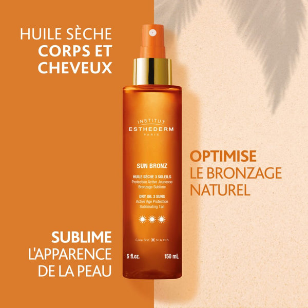 Sun Bronz Huile Sèche 3 Soleils